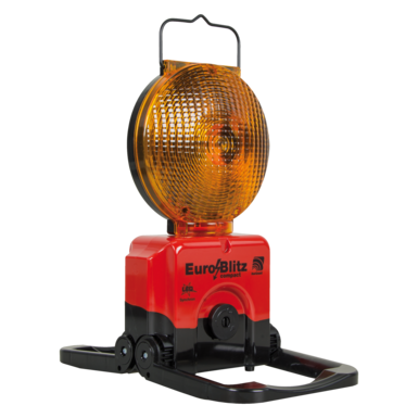 Euro-Blitz compact Synchroniczny | LED | żółty | jednostronny | wersja akumulatorowa