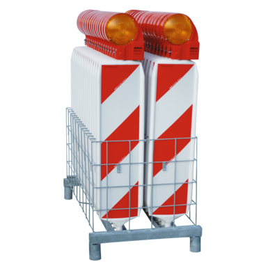 Pudełko transportowe i magazynowe na znaki (30 szt.) | Stal