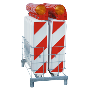 Pudełko transportowe i magazynowe na znaki (30 szt.) | Stal