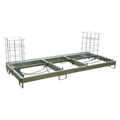Stojak magazynowo-transportowy (płyty podstawowe, słupki i ASG2000) | Stal
