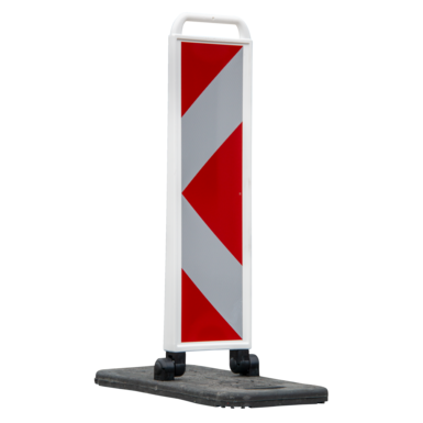 Lampa sygnalizacyjna składana w kolorze czarnym/białym, typ folii RA 2